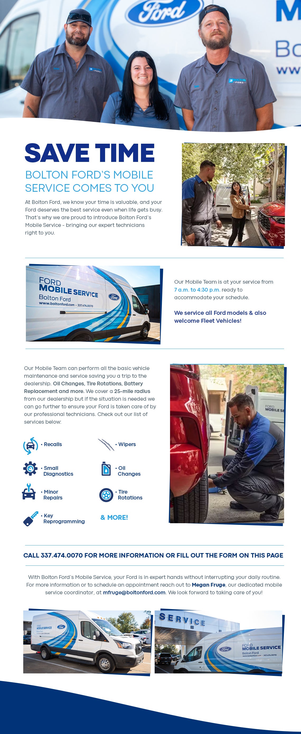 Bolton Ford Mobile Service in Lake Charles